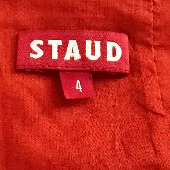 STAUD Short Sleeve Wells dress